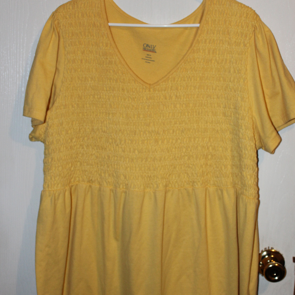 💗Only Necessities yellow Tunic 2X shirt